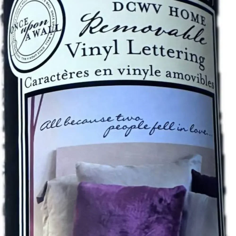 Vinyl Lettering -“All Because Two People Fell In Love”-Engagement/Shower/Wedding